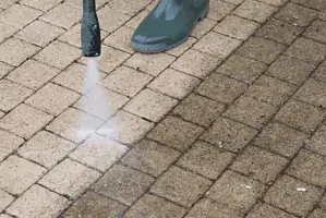 Power Washing Patio Pavers